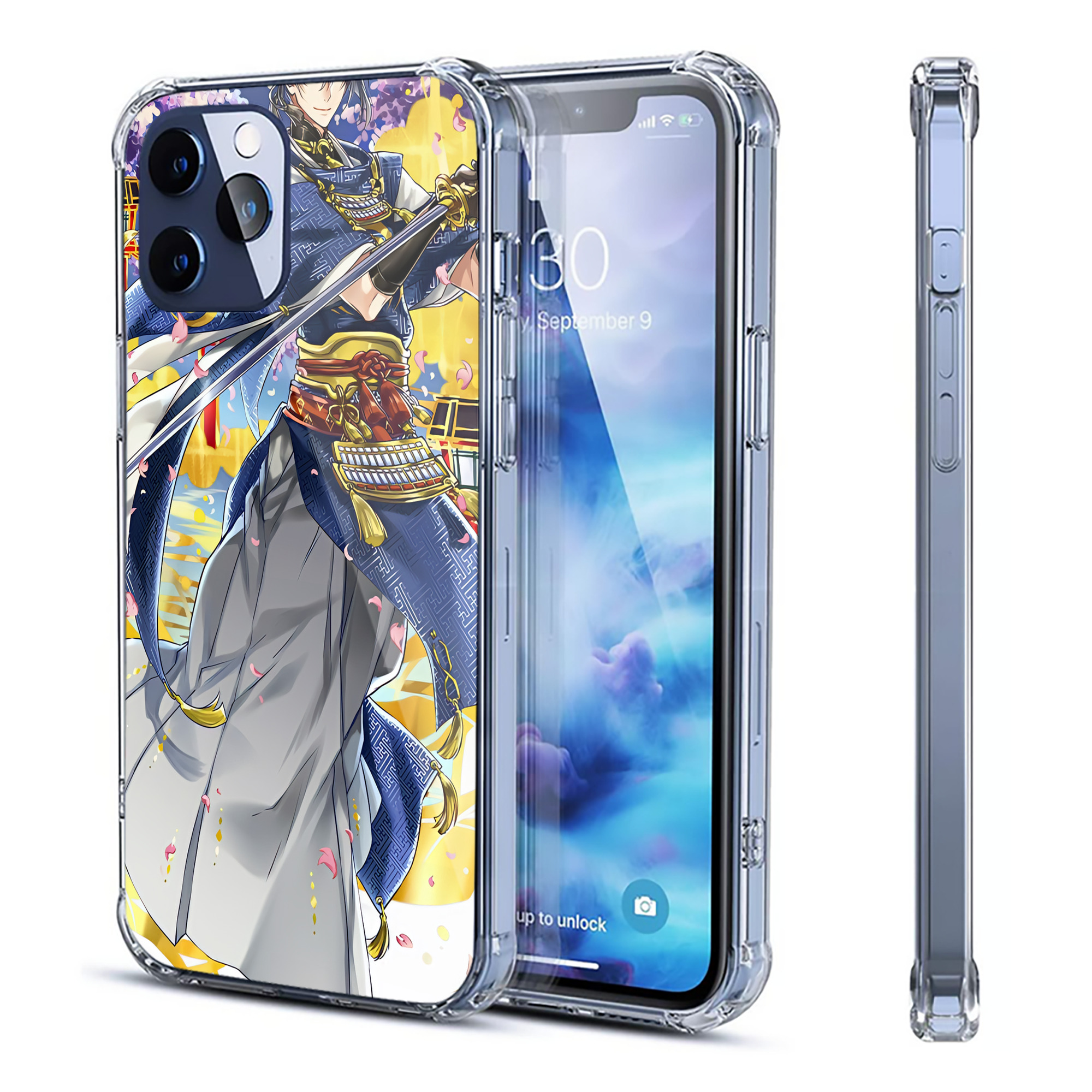 （画像用） 刀剣乱舞 Touken Ranbu 【iPhone 12シリーズ対応】透明スマホケース（クリアソフトケース）